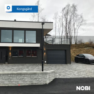 kongsgård grå belegningsstein fra NOBI