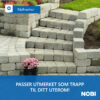 Rådhusmur trapp betong