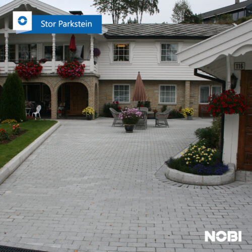Stor Parkstein - Belegningsstein fra NOBI