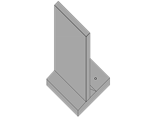 Støttemur L-element