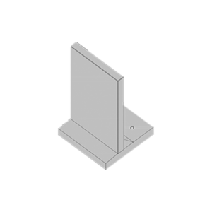 støttemur l-element illustrasjon