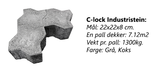 NOBI C-Lock Industristein betong