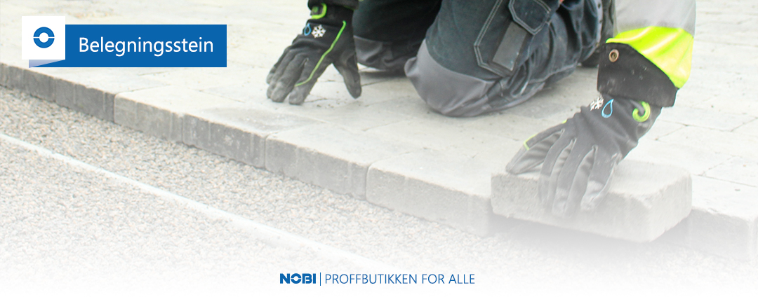 Oversikt belegningsstein fra NOBI - Norsk betongindustri