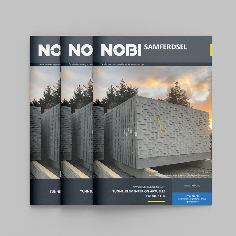 Brosjyre - NOBI Tunnelelement - Prefabrikkert betongelement til tunneler