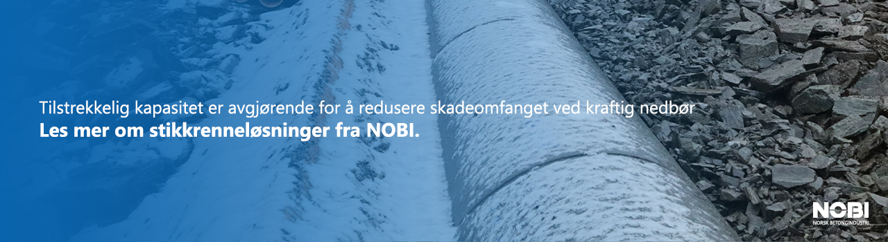 Stikkrenner fra NOBI - Stikkrenneløsninger i betong for vann og avløp