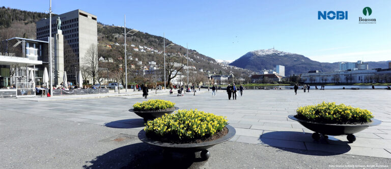 Servicekanaler betong for strømforsyning Festplassen Bergen