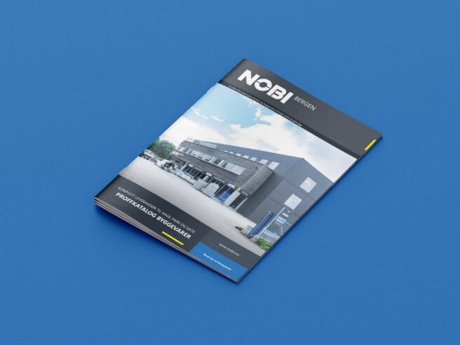 Byggevarer NOBI Bergen proffkatalog brosjyre