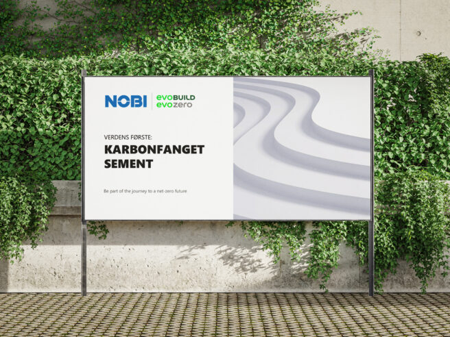 Karbonfanget sement illustrasjon