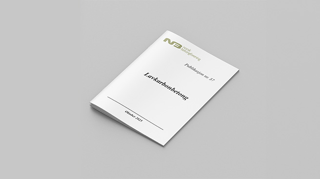 Lavkarbonbetong NB37