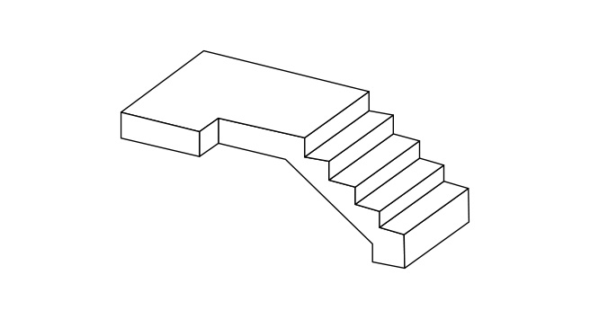 Trapper og repos av betong illustrasjon