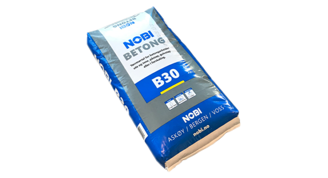NOBI B30 Betongmørtel produktillustrasjon