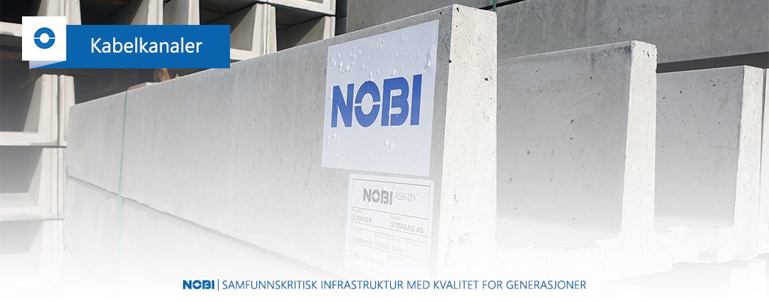 Kabelkanal betong | kabelkanaler i betong fra NOBI
